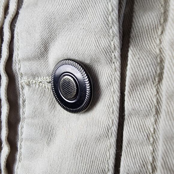 Dress Barn Collared Button Up Khaki Jacket | Women's Large - Picture 4 of 15